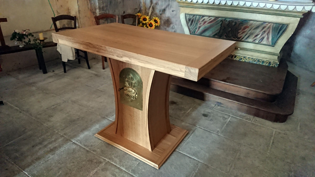 Autel de la chapelle de Rochebaudin